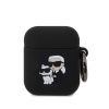 Karl Lagerfeld 3D Logo NFT Karl and Choupette Silikonové Pouzdro pro AirPods 1/2 KLA2RUNKC