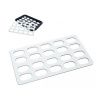 Forma na laskonky malé oválne 4,5 cm - 20 ks na plate - ORION