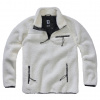 Bunda fleecová Brandit Teddyfleece Troyer - biela, 3XL