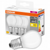 Osram 3x LED žiarovka E27 P45 4W = 40W 470lm 2700K Teplá biela 300°