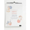 Happy kalendár 2025 nástenný Sledovač detských návykov