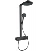Hansgrohe Rainfinity - Showerpipe 250 1jet EcoSmart s termostatom ShowerTablet 350, čierna matná 28742670