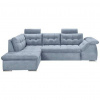 MID.YOU ROHOVÁ SEDACIA SÚPRAVA, textil, kompozitné drevo, modrá - Sedačky - 002220042807