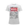 Marvel tričko biele pánske