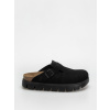 Birkenstock Boston Chunky Suede Narrow (black/black) 41, čierna