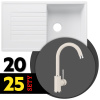 BLANCO SET 10-C 25 ZIA 5 S + MIDA biela soft