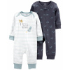 CARTERS CARTER'S Overal 2 ks Blue chlapec LBB PRE, veľ. 46
