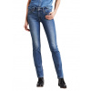 Levis Dámske Rifle 712 Slim Mid Rise Jeans Off The Record Modrá 25/32