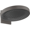 HANSGROHE Rainfinity horná sprcha 1jet s nástenným pripojením, priemer 360 mm, kartáčovaný čierny chróm, 26230340