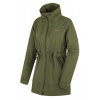 Husky Dámsky hardshell kabát Nevr tmavá khaki - S