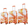 Cestovné kufre Semiline 3 ks ABS Unisex's Suitcase Set na 4 kolieskach T5655-0