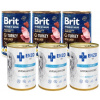 Brit Premium by Nature Turkey with Liver 3x400 g & ENZO VET Hypoalergénne hypoalergénne krmivo s morkou pre psov 3x400g