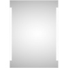 Zrkadlo s LED osvetlením Chrystal Stripe, 70 × 50 cm, 50119