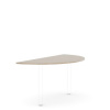 Doplnkový stôl bez nohy BASIC, 160x2,2x80cm, dub Sonoma