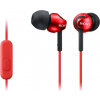 SONY MDR-EX110AP Sluchátka do uší s mikrofonem, rozsah 5 až 24000 Hz - Red MDREX110APR.CE7