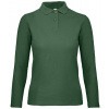B&C Dámska polokošeľa s dlhým rukávom PWI13 Bottle Green M