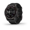 Garmin fenix® 7 Sapphire Solar, Grey DLC Titanium / Black Band, EU 010-02540-21