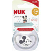 Nuk cumlík Space Mickey bielá