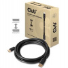 Club3D Kabel certifikovaný DisplayPort 1.4 HBR3, 8K60Hz (M/M), černé koncovky, 4m, 24 AWG CAC-1069B