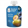GERBER Natural kapsička hruška a slivka 90 g