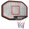 Basketbalová doska čierna 109x71x3 cm polyetén-ForU-93665