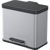 Nášľapný zberač odpadkov Eco ,trio Plus L, objem 3 x 9 l Hailo
