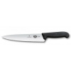 Vega Victorinox 5.2033.22 Fibrox kuchársky nôž 22 cm, zúbkovaná hrana, čierna