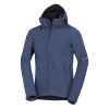 Northfinder Pánska travel softshellová bunda 3L s odnímateľnou kapucňou ANTONI darkdenim M BU-5336OR