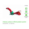 Špalíkovač za traktor PIRANA LONGA BYSTRON s fúkaním - max Ø 7 cm - traktor od 10kw