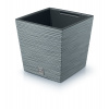 PROSPERPLAST Kvetináč FURU SQUARE LOW 30cm betónový