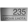 Domové číslo tabuľka 5b Velikost: 40 x 20 cm (XL) - Doporučujeme