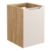 Skrinka pod umývadlo, 40cm, dub olejovaný, béžová, LUXOR BEIGE 81-40-1D