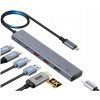 HUBOVÝ ADAPTÉR ROZDEĽOVAČ USB-C 7V1 HDMI 4K 4x USB Macbook M1 M2 M3 M4