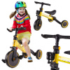 Trike Fix Mini behúňská trojkolesová trojkolka 3v1 s pedálmi žltá Trike Fix