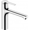 Hansgrohe Dřezová baterie Zesis M33 s vytahovací sprškou, 2 proudy chrom 74823000