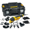 DeWALT DWE315KT Multitool Oscilačná brúska 300Wa sada príslušenstva v TSTAK-Box II