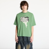 Tričko Marcelo Burlon County Melted Boxy T-Shirt Deep Green/ Ecru Brown S S