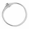 Harry Potter Sterling Silver Slider Charm náramok Veľkosť L Strieborný