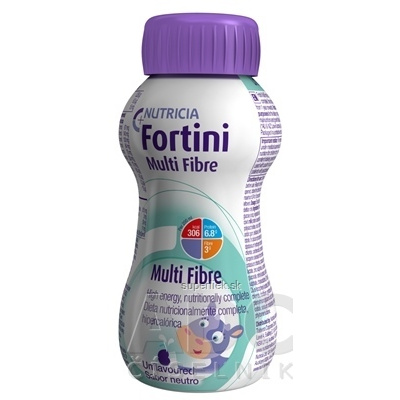Fortini Multi Fibre pre deti výživa s neutrálnou príchuťou 1x200 ml, 8716900550034