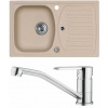 Set Alveus (dřez Record 30 Beige 55 + baterie Ruta Chrom) SETA502