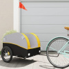 Vozík za bicykel, čierno žltý 45 kg, železo-ForU-94127
