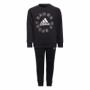 Teplaková súprava - Adidas H65797 Detské stopy veľkosti 104 biela, čierna (Hliadka pre psov pre chlapcov izolovaná SMYK-2 122)