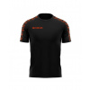 Tričko T-SHIRT POLY BAND čierna-fluo oranžová M