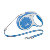Vodítko Flexi New Comfort M lanko 8m/20kg modrá