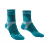 Ponožky Bridgedale TRAIL RUN UL T2 MS 3/4 women´s teal