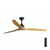 FARO Barcelona FARO 33718DC - Stropný ventilátor ALO L drevo/čierna pr. 152 cm + diaľkové ovládanie FA33718DC + záruka 3 roky zadarmo