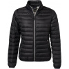 DAIBER JN 1139 / Dámska páperová bunda - black/silver XL