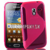 Silikónový obal Samsung Galaxy Ace 2 – TPU – ružová