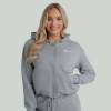 GymBeam Dámska mikina ZOA Zip-Up Smoke - STRIX Veľkosť: XL