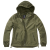 Bunda Brandit Ladies Summer Windbreaker Frontzip - olivová, L